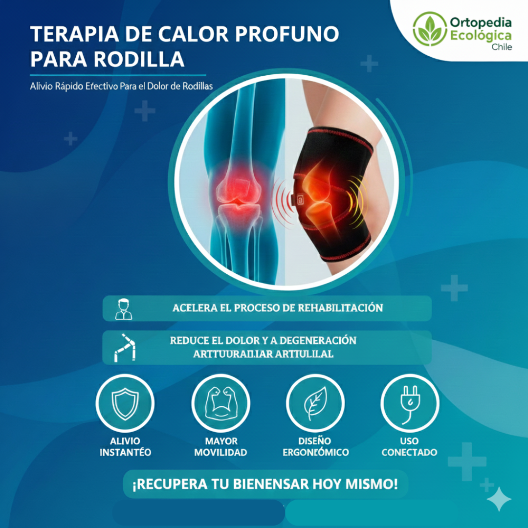 Alivia tu Dolor de Rodillas - Rodillera Termica Premium®