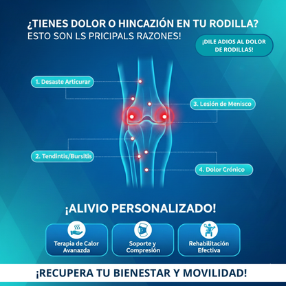 Alivia tu Dolor de Rodillas - Rodillera Termica Premium®