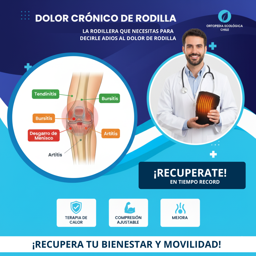 Alivia tu Dolor de Rodillas - Rodillera Termica Premium®