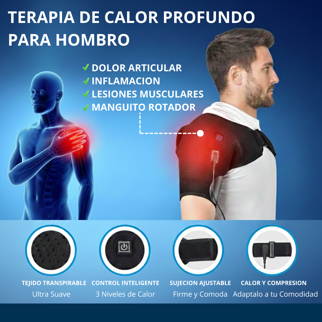 Alivia Tu Dolor de Hombros - Hombrera Termica Premium®