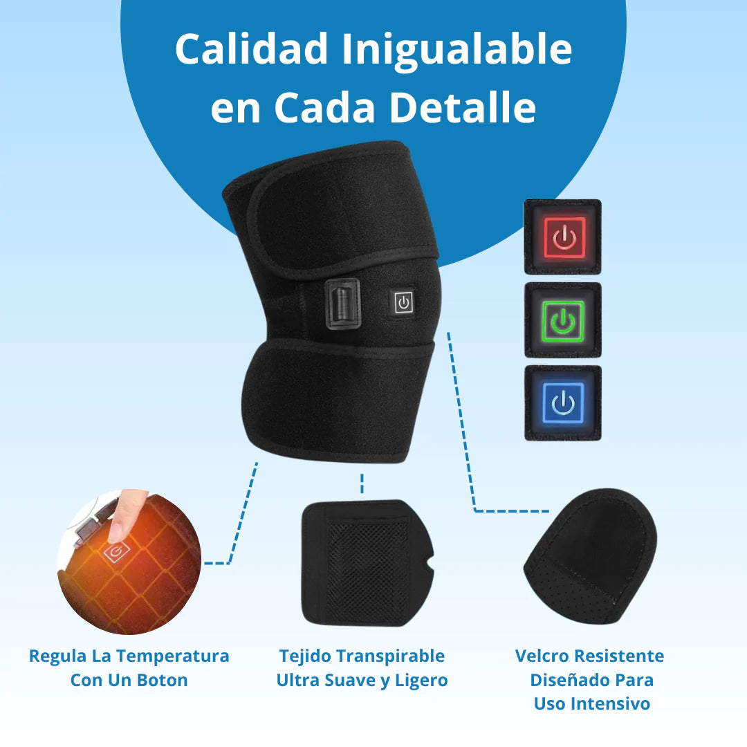 Alivia tu Dolor de Rodillas - Rodillera Termica Premium®